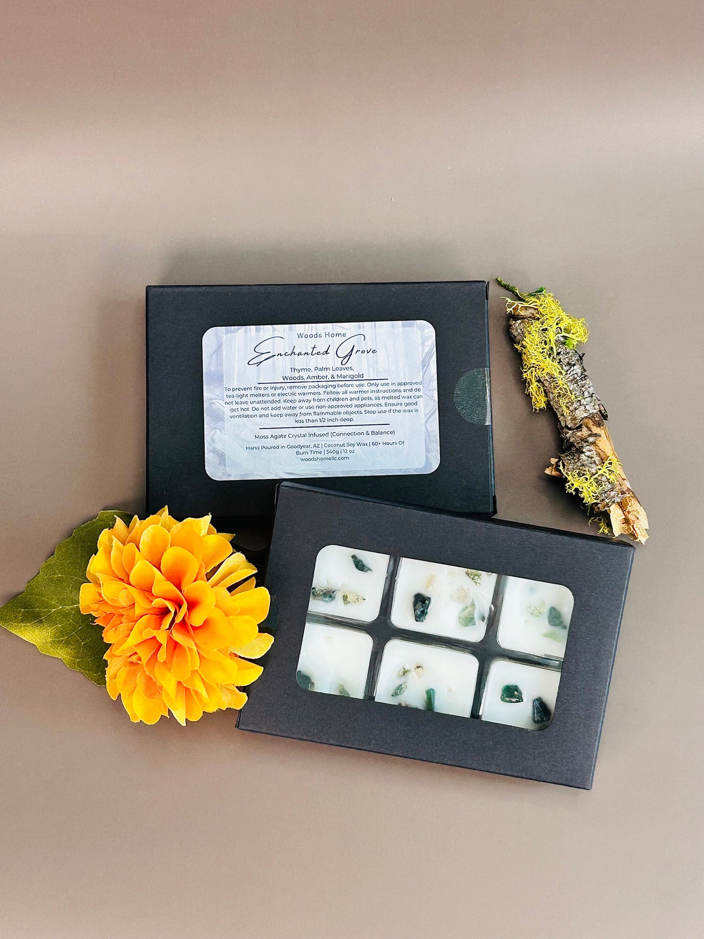 Enchanted Grove · Crystal-Infused Wax Melt