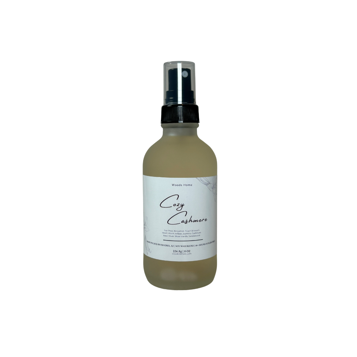 Cozy Cashmere — Rose Quartz Crystal-Infused Aromatherapy Spray