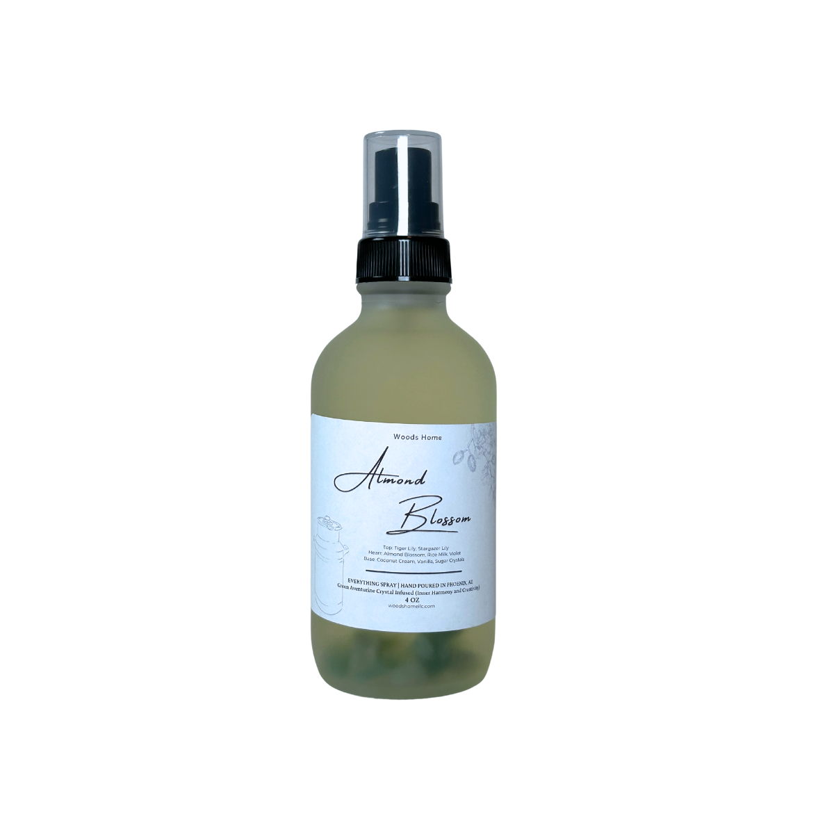 Almond Blossom Crystal-Infused Spray