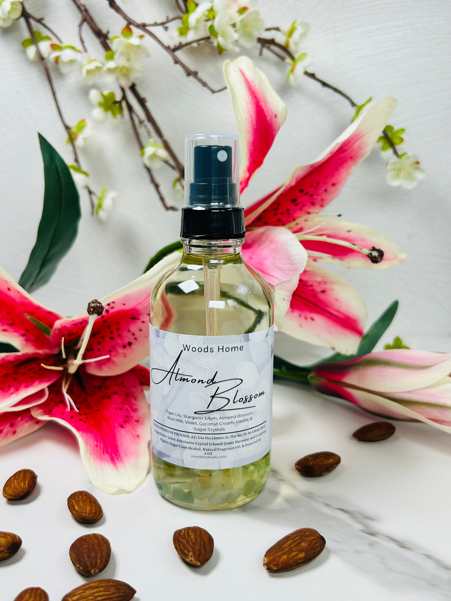 Almond Blossom Crystal-Infused Spray