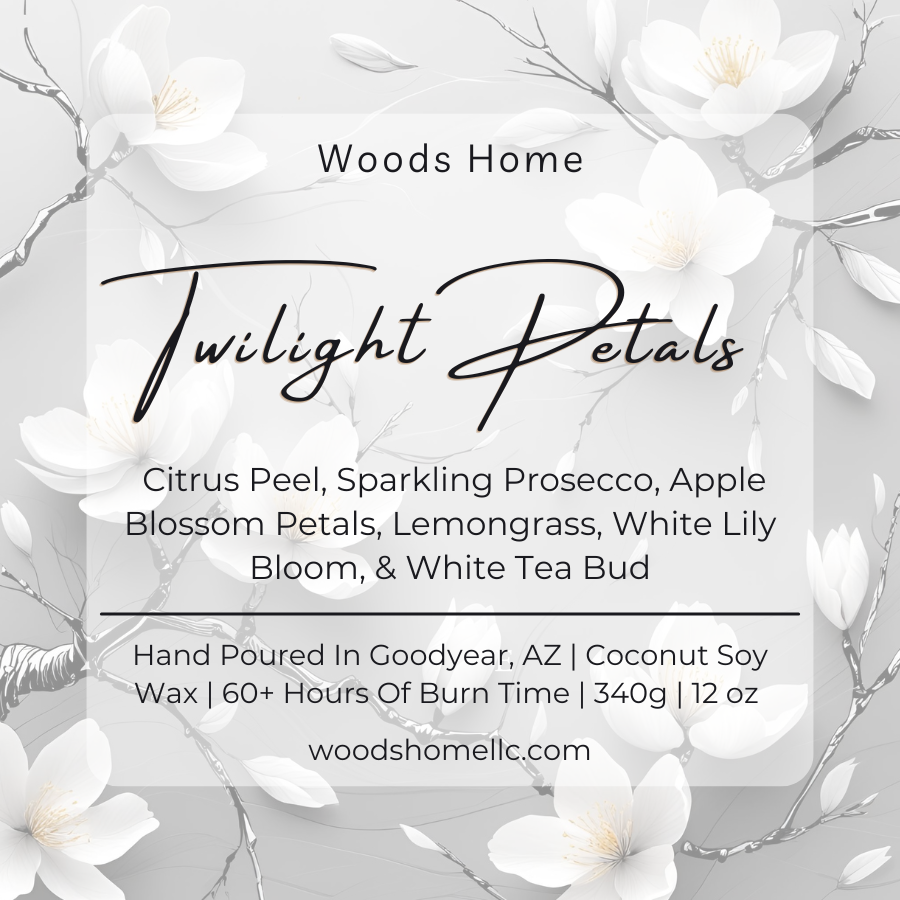 Twilight Petals Wooden Wick 12oz
