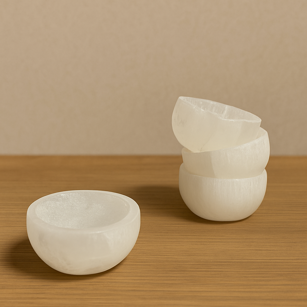 Small Selenite Bowl – 2"