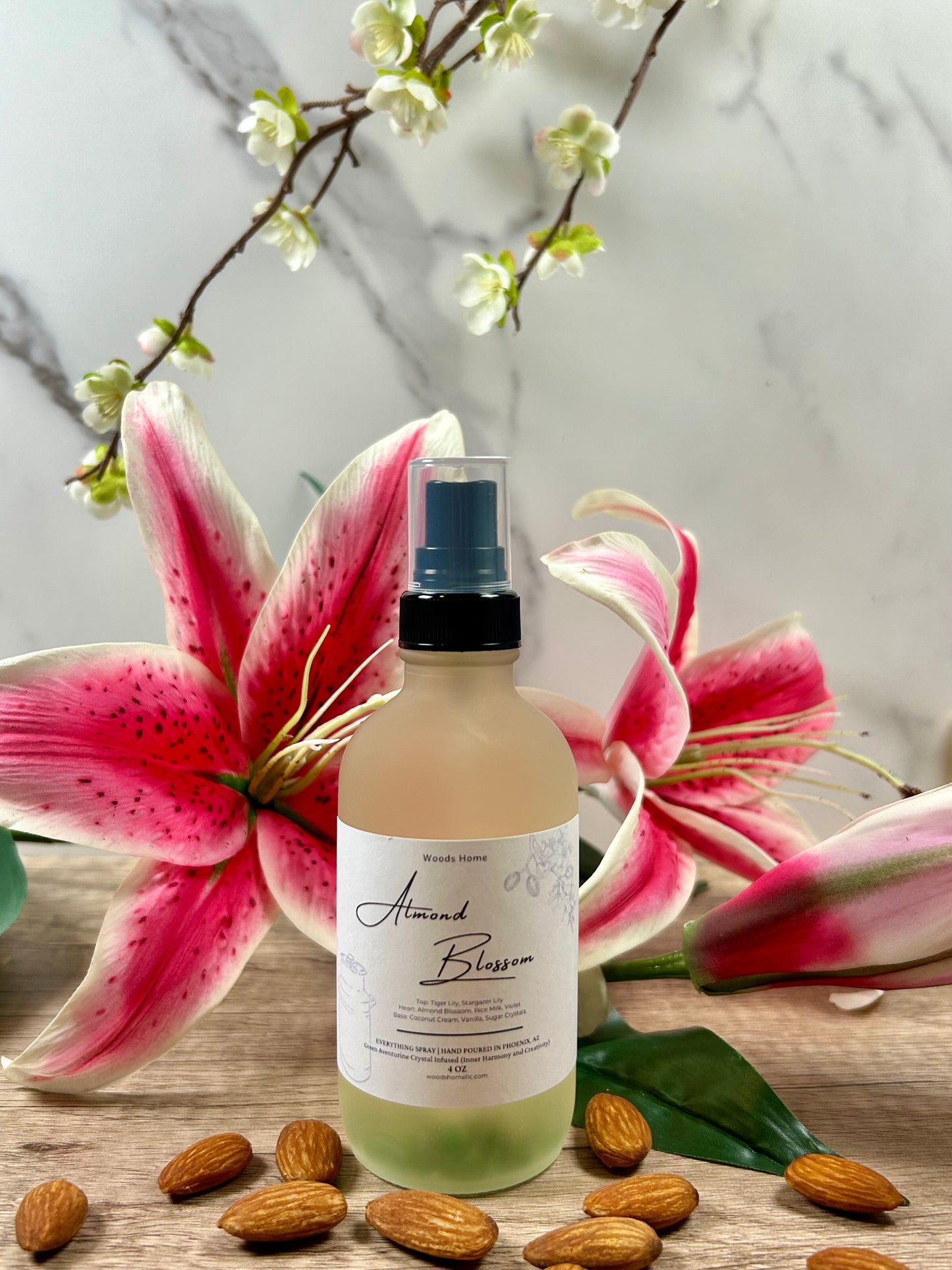 Almond Blossom Crystal-Infused Everything Spray