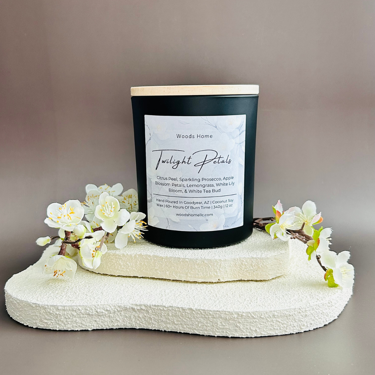 Twilight Petals Wooden Wick 12oz
