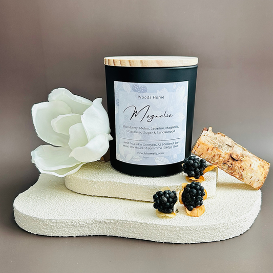 Magnolia Wooden Wick 12oz