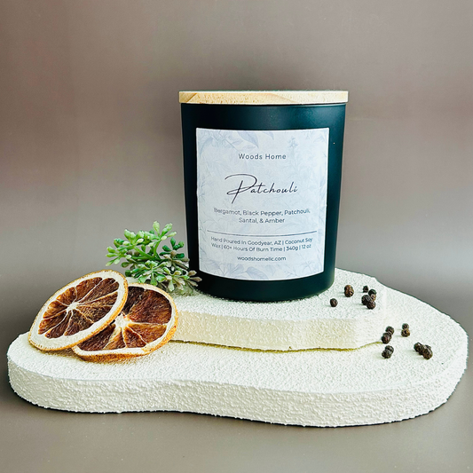 Patchouli Wooden Wick 12oz