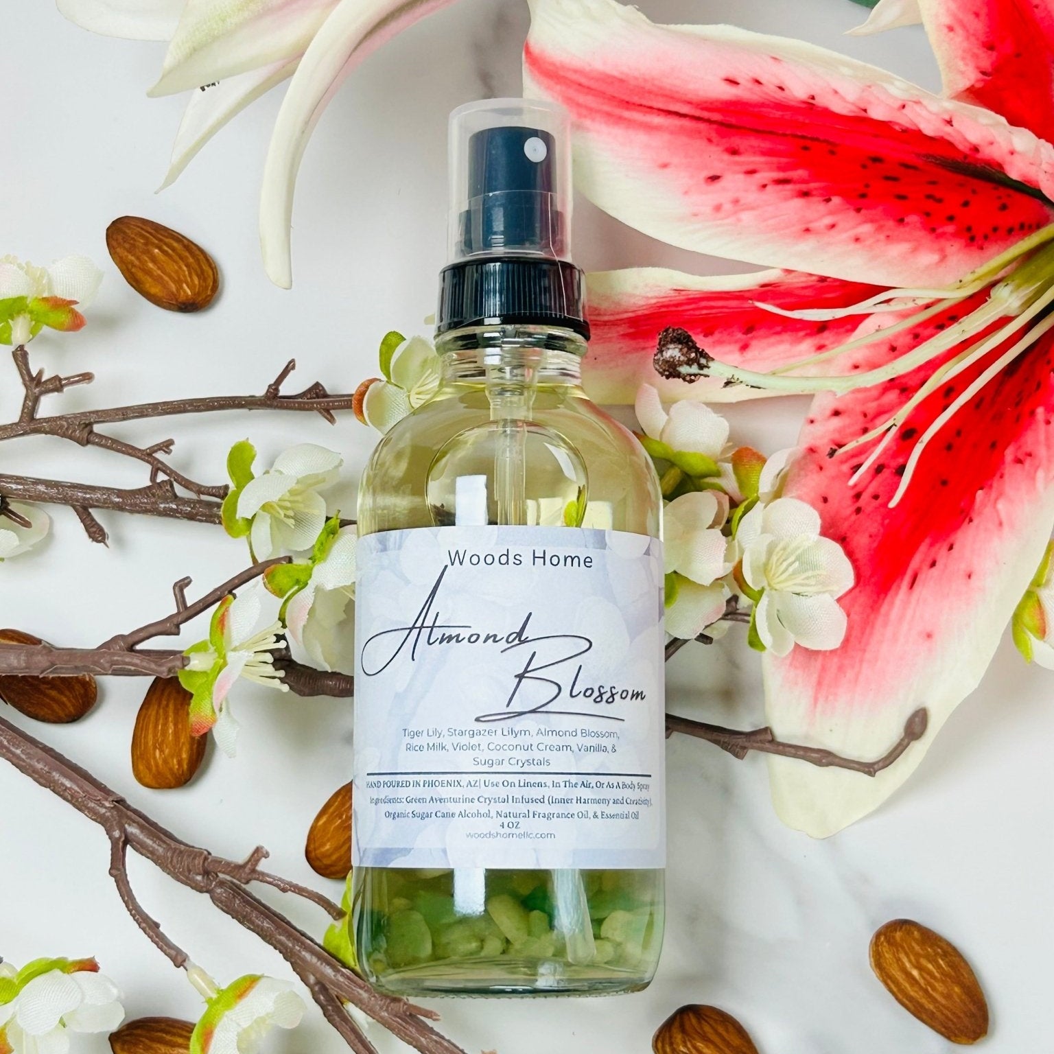 tiger lily essential oil Almond Blossom Aromatherapy Spray