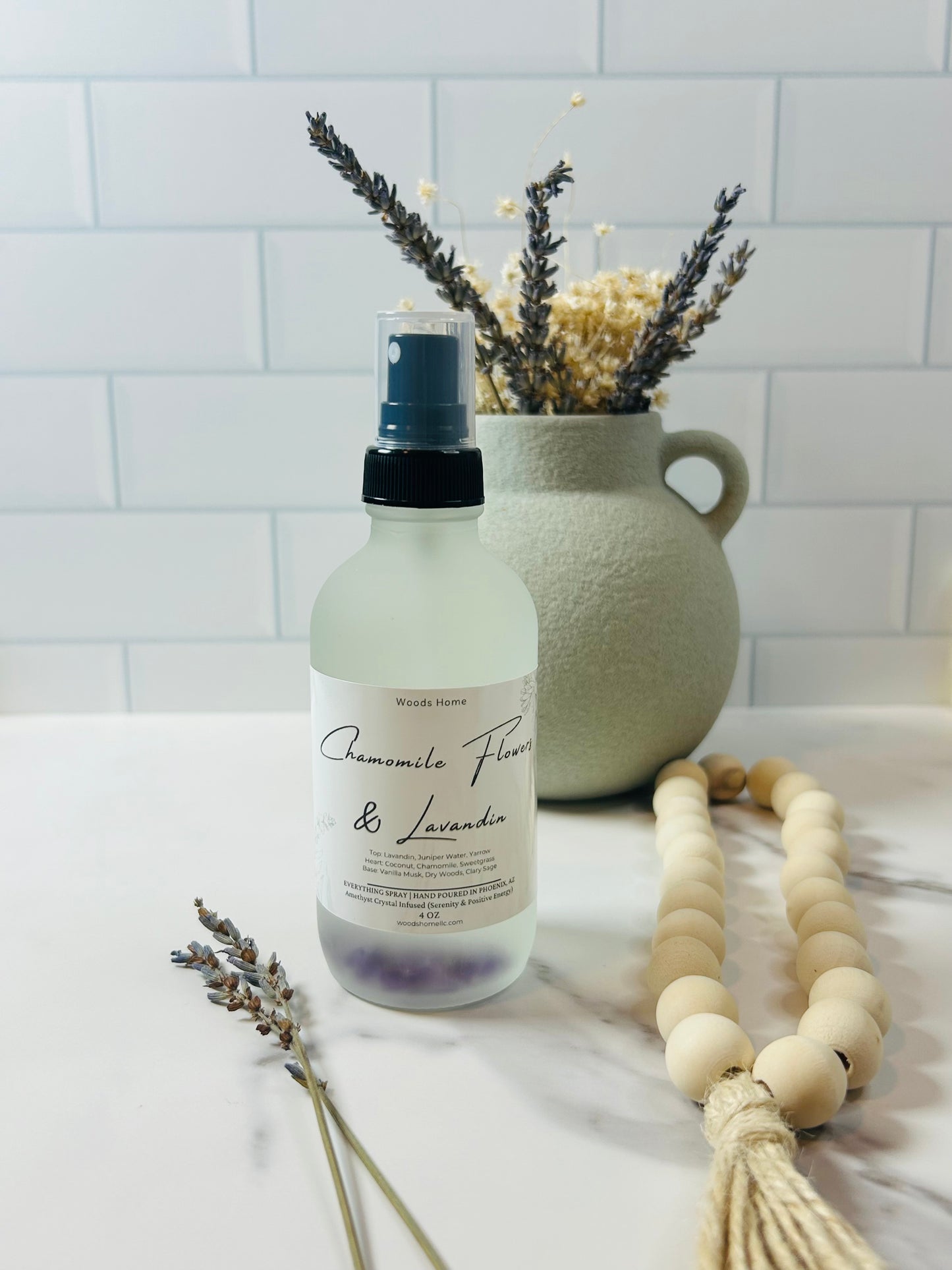 Chamomile Flower & Lavandin Crystal-Infused Everything Spray